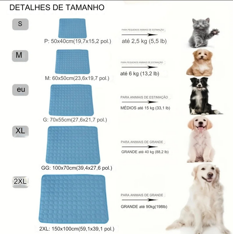 Tapete de Resfriamento Pet®